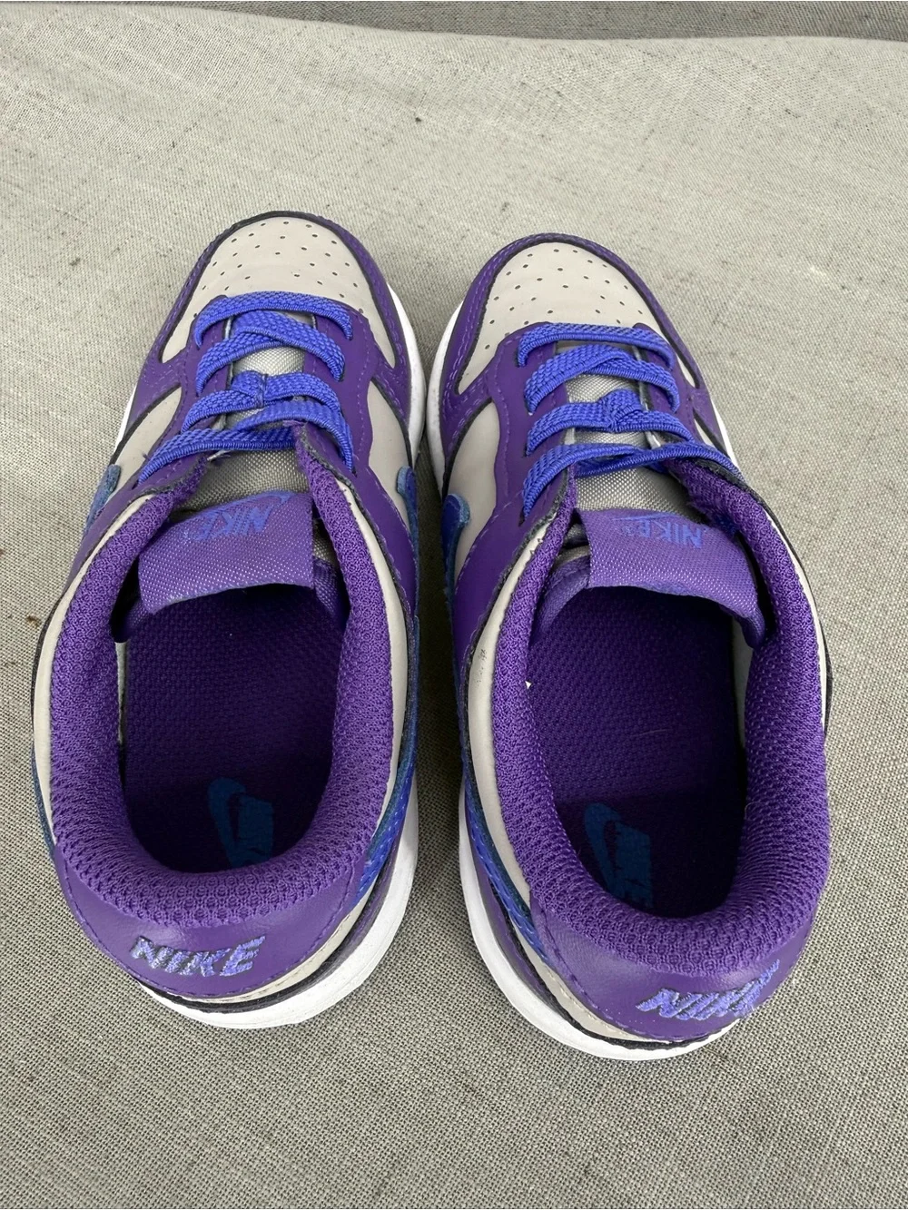 Toddler's Nike Dunk Low College Grey/Persian Violet (FB9107 007) - Sz 9c